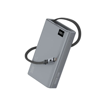 Green Lion Retractable Power Bank 35W 10000mAh