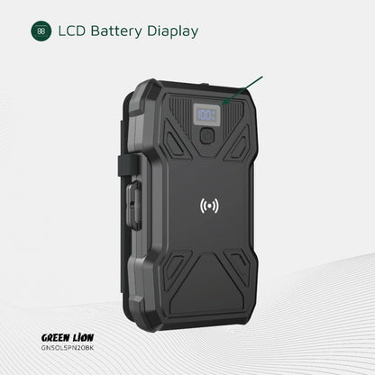 Green Lion Solar 5-Panel 20000mAh Power Bank PD20W