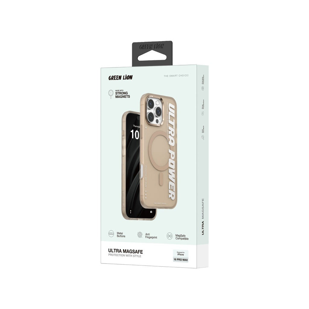 Green Lion Ultra MagSafe Anti-Fingerprint Case for iPhone 16 Pro Max / Pro