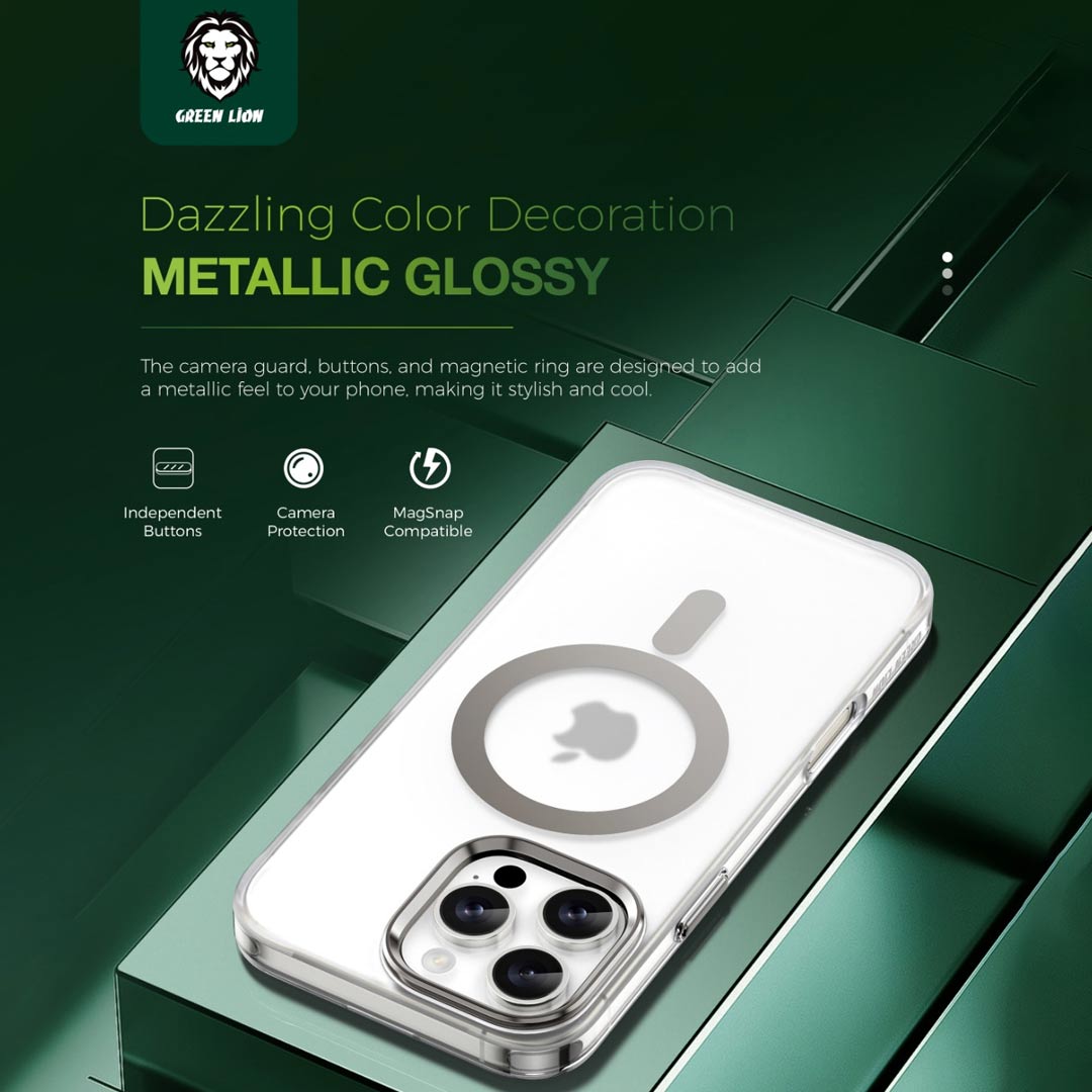 Green Lion Matte MagSafe Anti Yellowing Case for iPhone 16 Pro / Pro Max