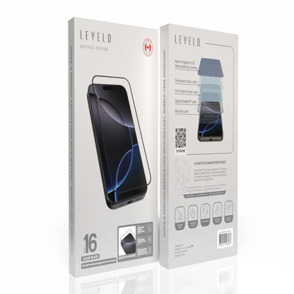Levelo 2.5D Silk Print Silicone Edge Screen Protector - Clear Screen Protector