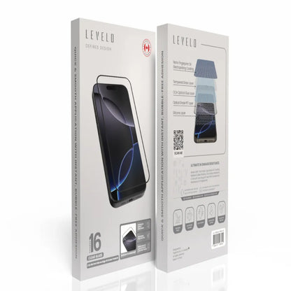 Levelo 2.5D Silk Print Silicone Edge Screen Protector - Clear Screen Protector