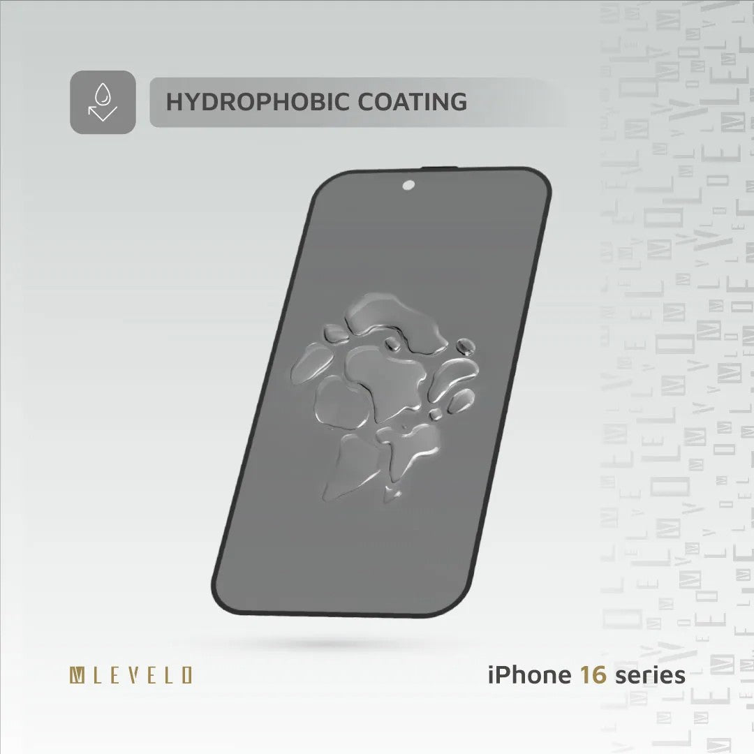 Levelo 2.5D Silk Print Silicone Edge Screen Protector - Privacy Screen Protector