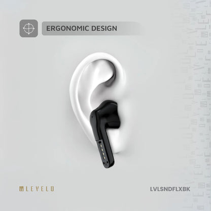 Levelo 2 IN 1 TWS Wired Earphones Soundflex