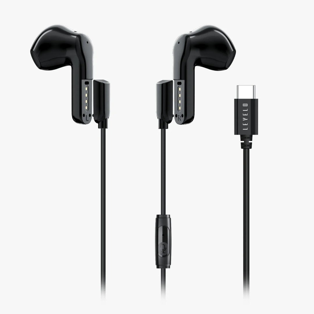Levelo 2 IN 1 TWS Wired Earphones Soundflex