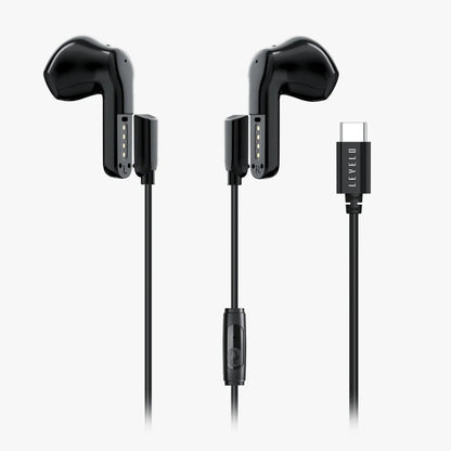 Levelo 2 IN 1 TWS Wired Earphones Soundflex