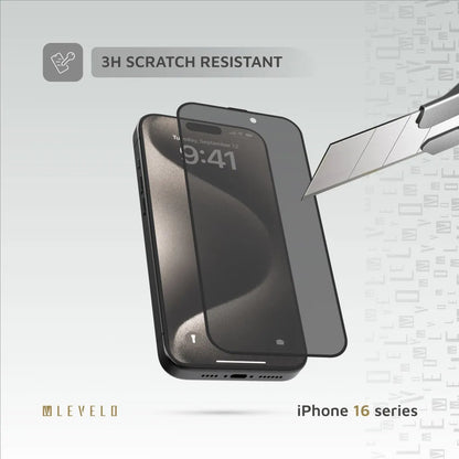 Levelo 3D Resin Glue High Silicone Aluminum Glass Screen Protector - privacy Screen Protector