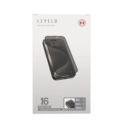 Levelo 3D Resin Glue High Silicone Aluminum Glass Screen Protector - privacy Screen Protector