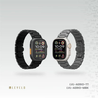 Levelo Aerio Titanium Watch Strap for Apple Watch 49/46mm