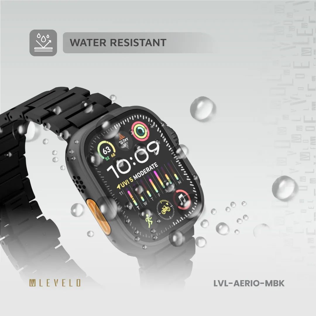 Levelo Aerio Titanium Watch Strap for Apple Watch 49/46mm