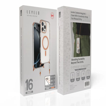 Levelo Celeste MagSafe Case With Crossbody Strap