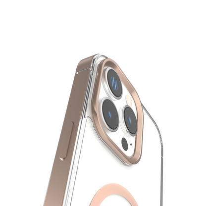Levelo Claire With Aluminum Bumper Case for iPhone 16 Pro Max