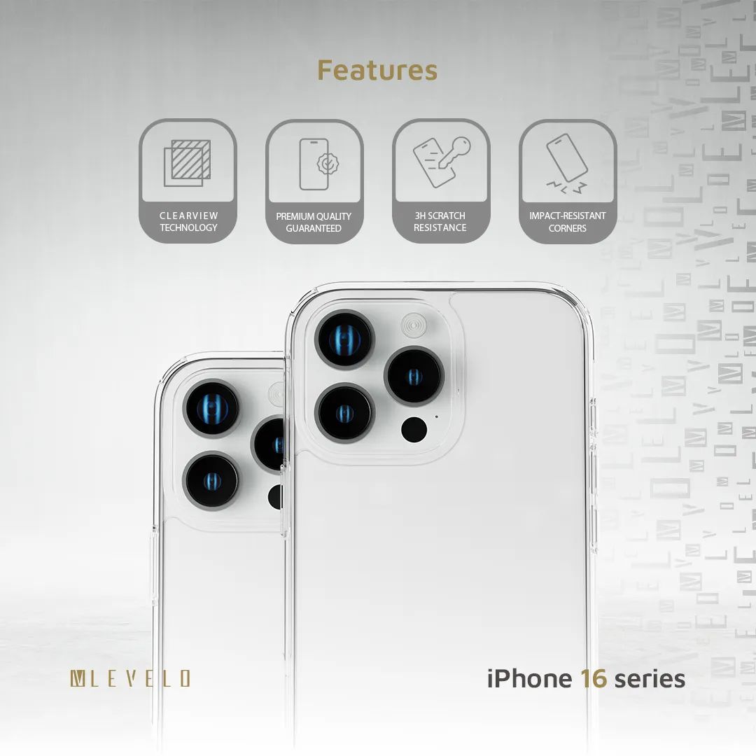Levelo Clara Case For iPhone 16 pro