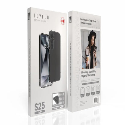 Levelo Clara Clear Case For Samsung S25, S25 Ultra & S25 Plus