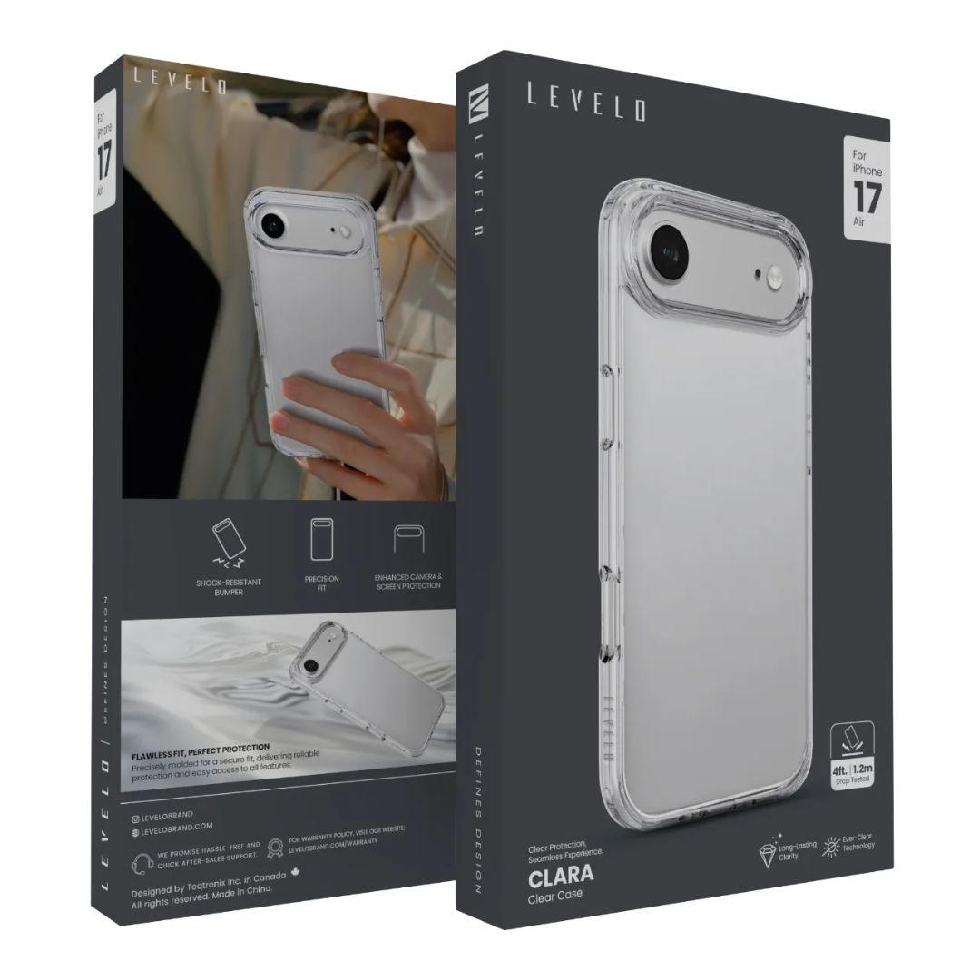Levelo Clara TPU+PC Case For iPhone 17 Series