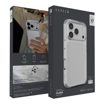 Levelo Clara TPU+PC Case For iPhone 17 Series