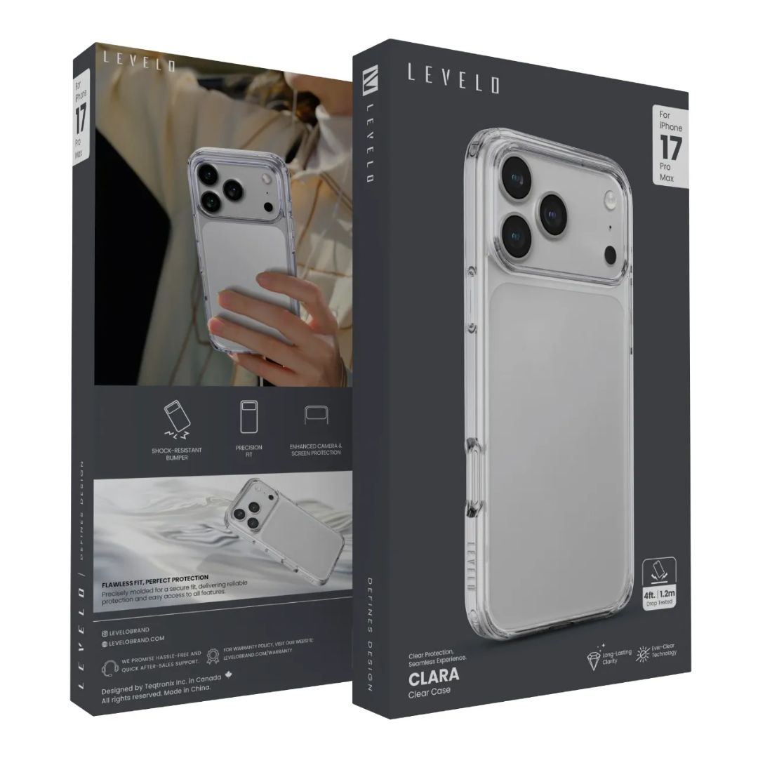 Levelo Clara TPU+PC Case For iPhone 17 Series