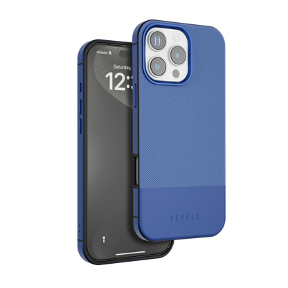 Levelo Cuir Two Tone Leather Case For iPhone 16 Pro Max