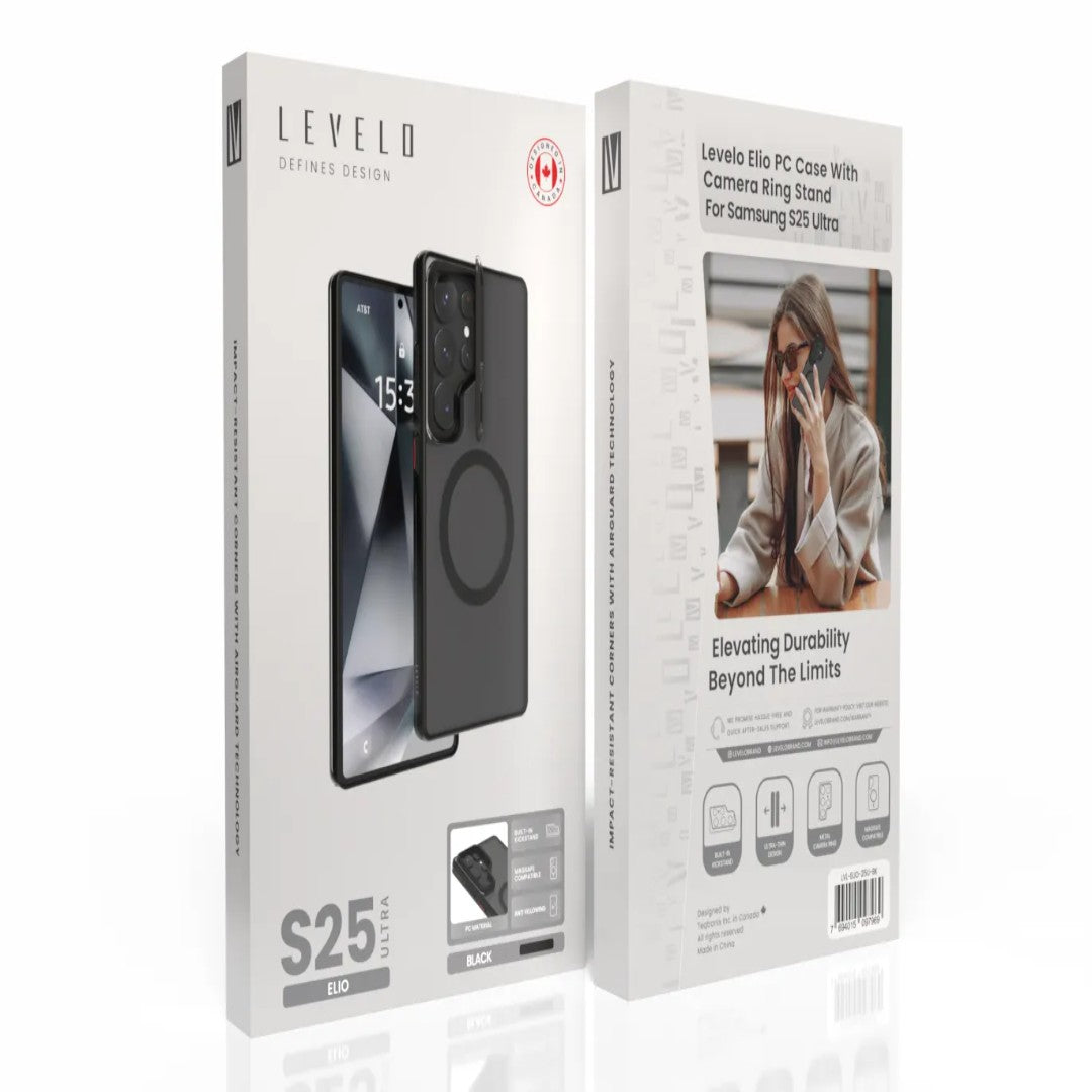 Levelo Elio Case For Samsung S25 Plus & S25 Ultra