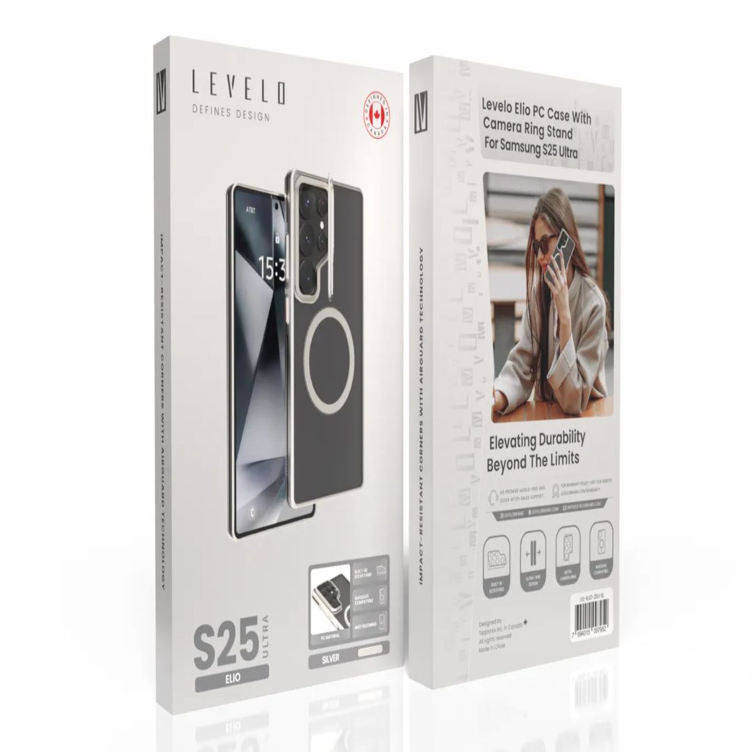 Levelo Elio Case For Samsung S25 Plus & S25 Ultra