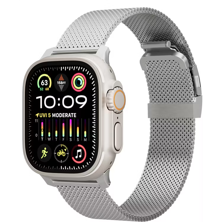 Levelo Ferra Milanese Watch Strap For Apple Watch 49/46mm