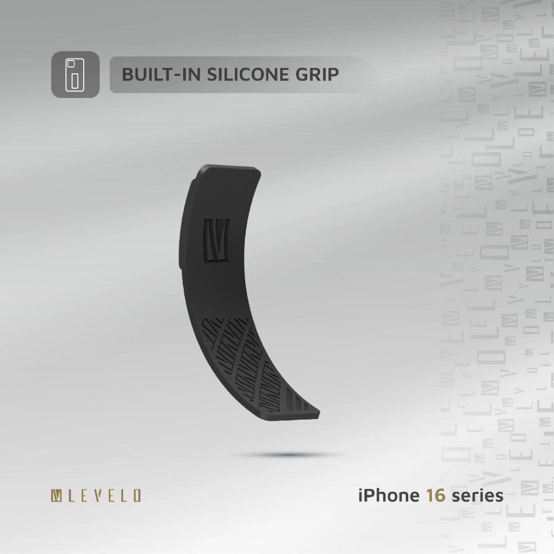 Levelo Graphia IMD Silicone Grip Case for iPhone 16 pro