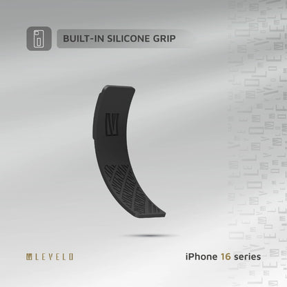 Levelo Graphia IMD Silicone Grip Case for iPhone 16 pro
