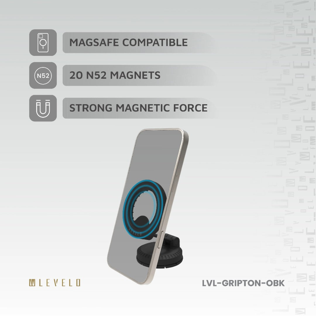 Levelo Gripton MagSafe Car Phone Holder