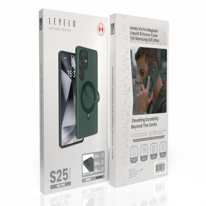 Levelo Iris Pro MagSafe Liquid Silicone Case For Samsung S25 Ultra