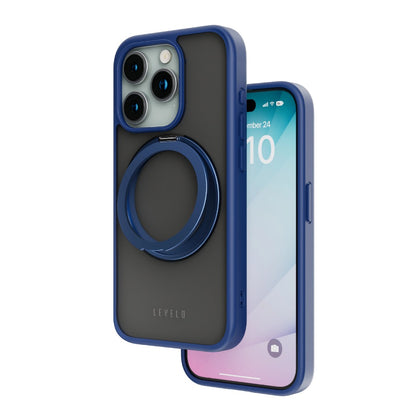 Levelo MagSafe Ringo Multi-Functional Kickstand Case For iPhone 15 pro