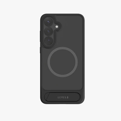 Levelo Matteo With Bottom Stand Grip Case For Samsung S25 Plus & S25 Ultra