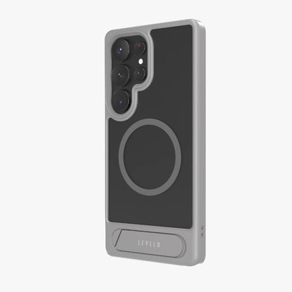 Levelo Matteo With Bottom Stand Grip Case For Samsung S25 Plus & S25 Ultra