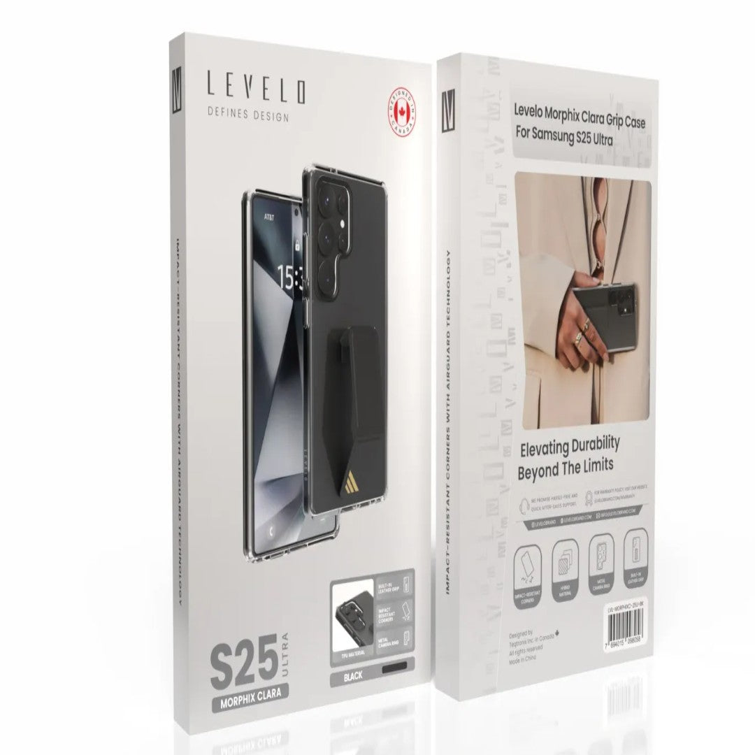 Levelo Morphix Clara Grip Case For Samsung S25 Ultra