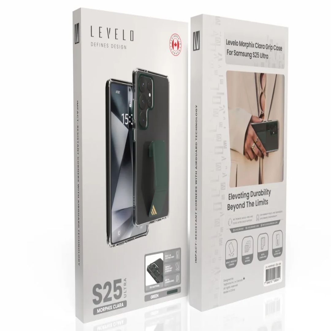 Levelo Morphix Clara Grip Case For Samsung S25 Ultra