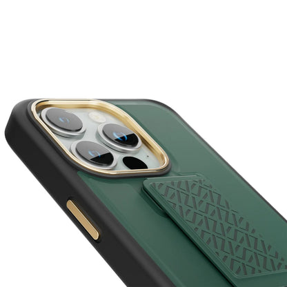 Levelo Morphix Cuero Gripstand Case For iPhone 15 pro
