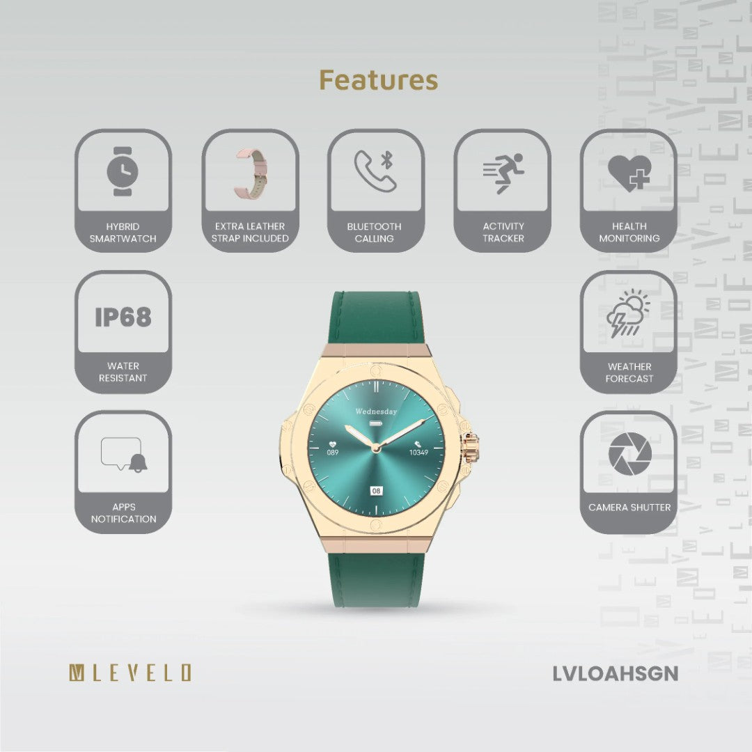 Levelo Oak Automatique Hybrid Smartwatch
