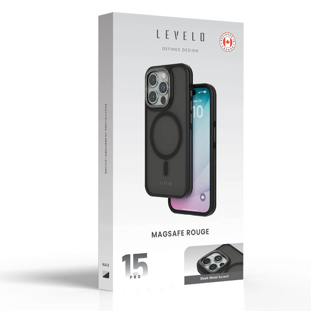 Levelo Rouge Case For iPhone 15 pro