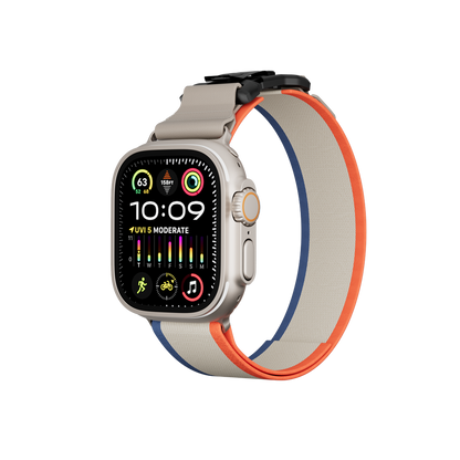 Levelo Rove Nylon Watch Strap With Metal Buckle For Apple Watch 49/46mm