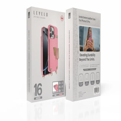Levelo Serena Leather Case For iPhone 16 Pro