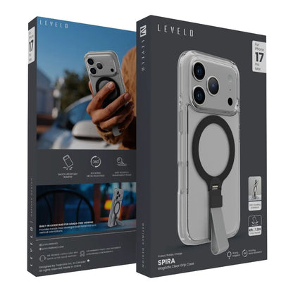 Levelo Spira Grip Case for iPhone 17 Pro & iPhone 17 Pro Max