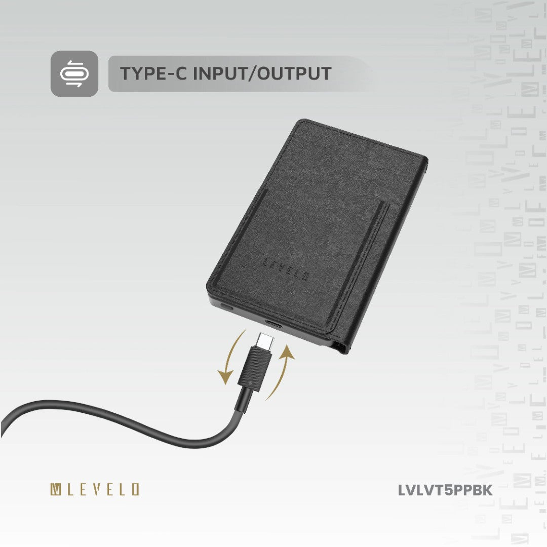 Levelo Vermont 3 IN 1 Portable Wallet Powerbank