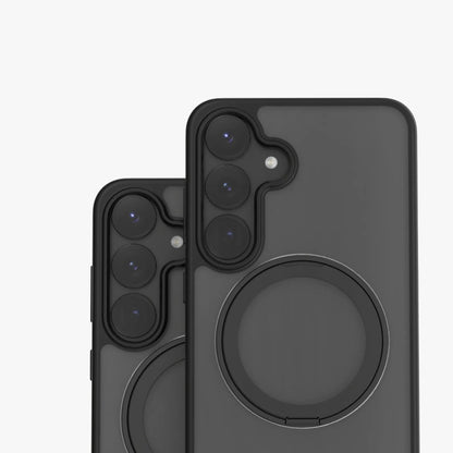 Levelo Via Matte With Ring Stand Case For Samsung S25 Plus & S25 Ultra