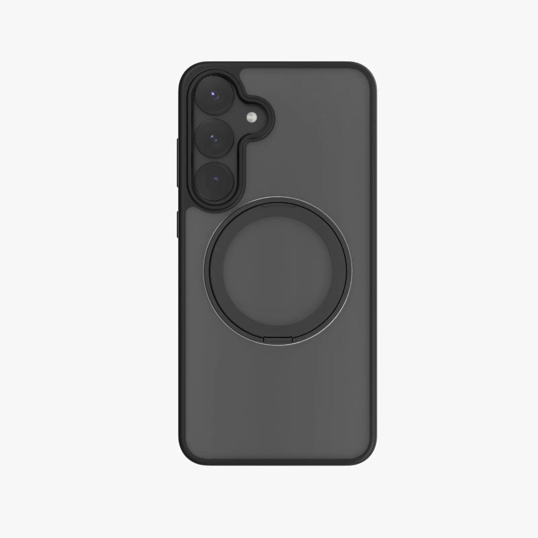 Levelo Via Matte With Ring Stand Case For Samsung S25 Plus & S25 Ultra