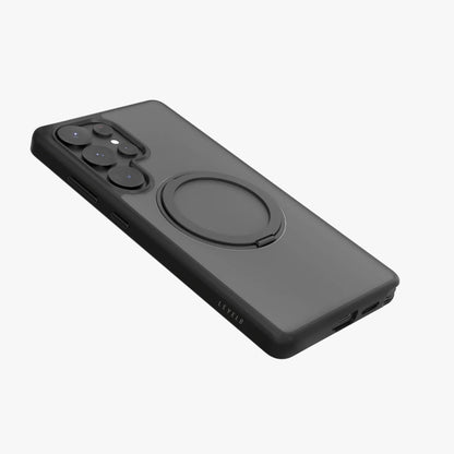 Levelo Via Matte With Ring Stand Case For Samsung S25 Plus & S25 Ultra
