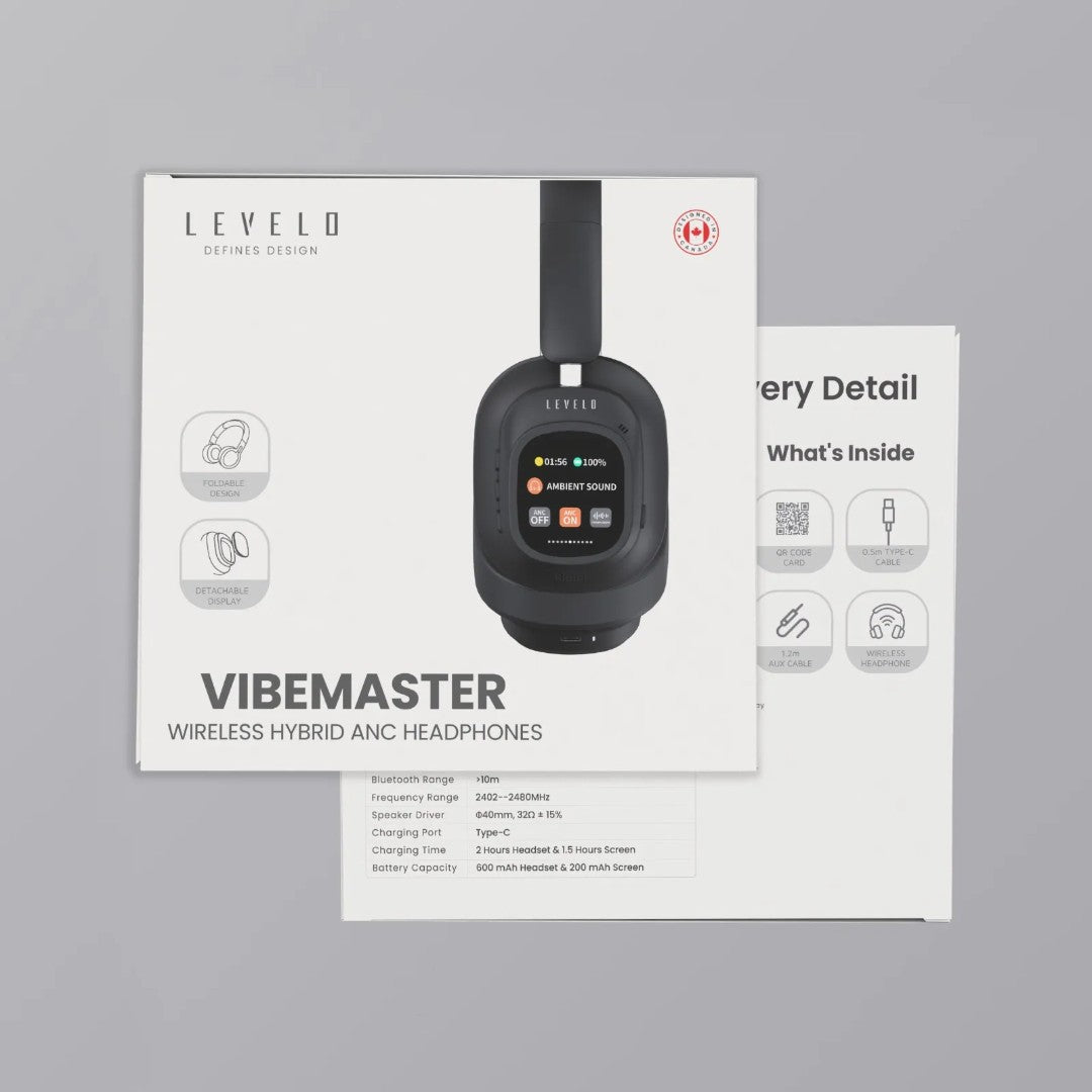 Levelo VibeMaster Hybrid ANC Headphone