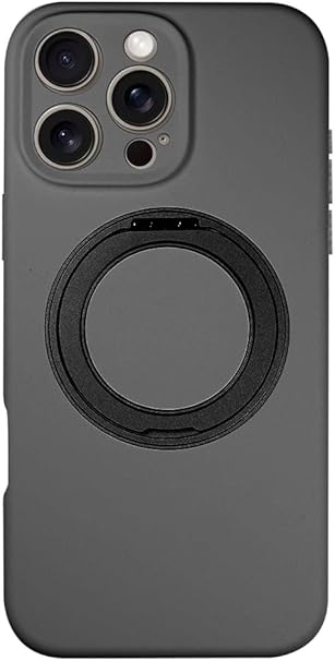 Maxwell Lens Shield Silicone Compatible with MagSafe iPhone 16 Pro Max with Built-in Stand, Lens Guard, Accurate Cutouts