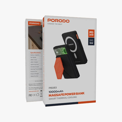 Porodo 10000mAh MagSafe Power Bank | 20W PD | RGB Dynamic Lights