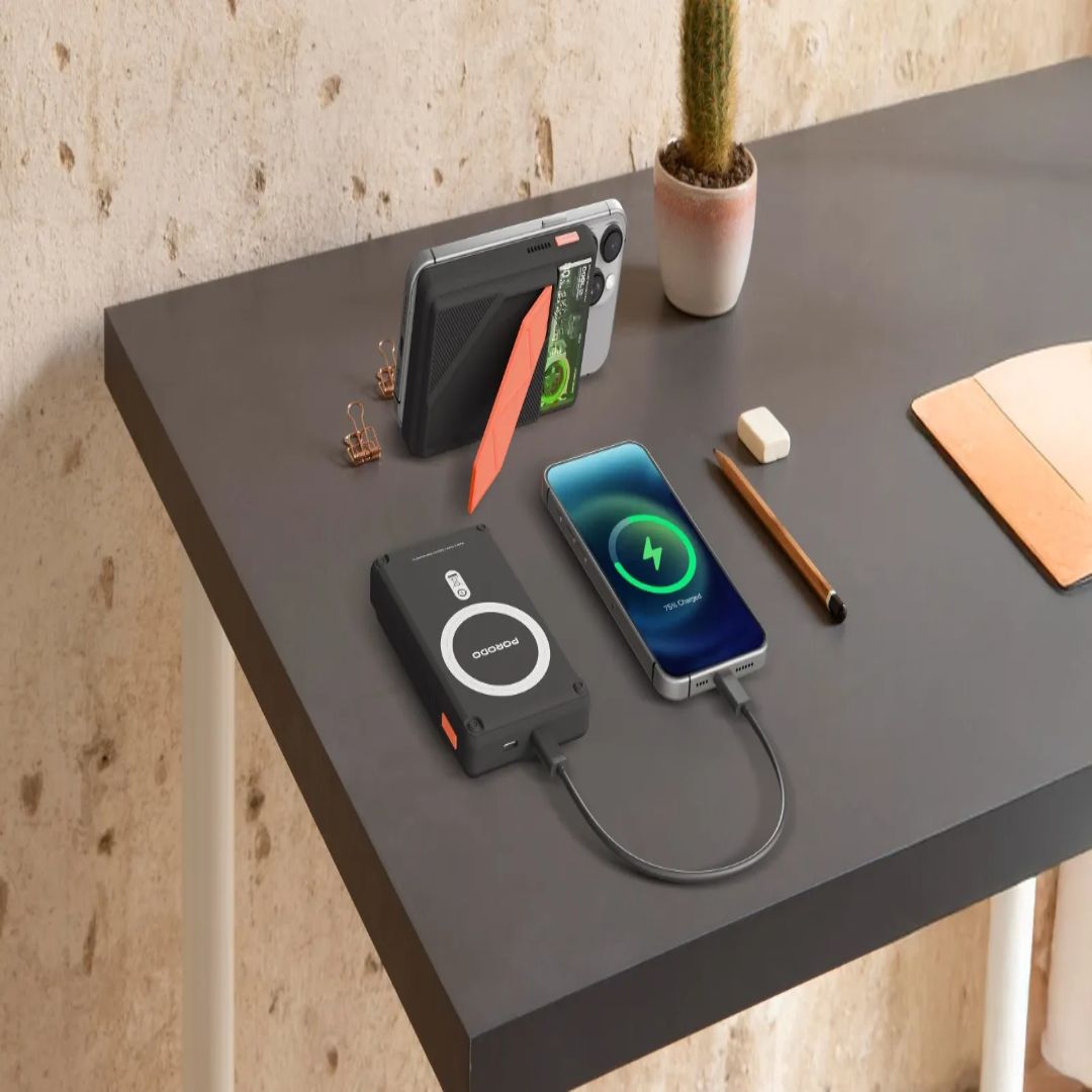 Porodo 10000mAh MagSafe Power Bank | 20W PD | RGB Dynamic Lights