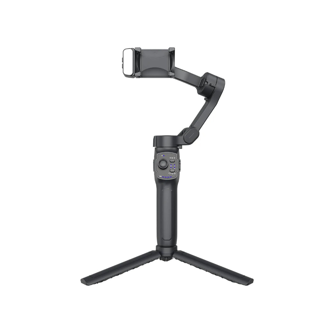 Porodo 3-Axis Gimbal Stabilizer with Magnetic Fill Light