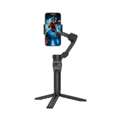 Porodo 3-Axis Gimbal Stabilizer with Magnetic Fill Light